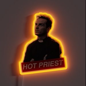 HOT PRIEST AMEN RGB Neon Sign HOT PRIEST AMEN RGB Neon Sign