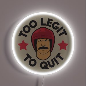 Hot Rod Movie Funny Too Legit To Quit RGB Neon Sign
