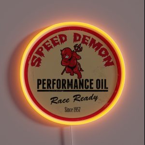 Hot Rod Retro Decal RGB Neon Sign