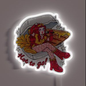 HOT TO GO Full Color RGB Neon Sign