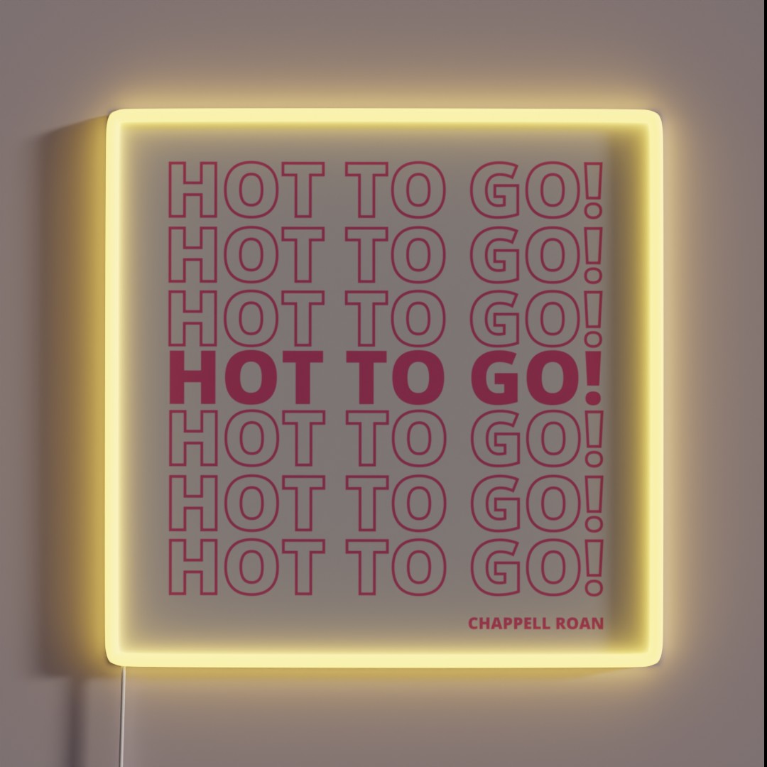 HOT TO GO RGB Neon Sign HOT TO GO RGB Neon Sign