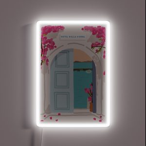 Hotel Bella Donna Cream RGB Neon Sign