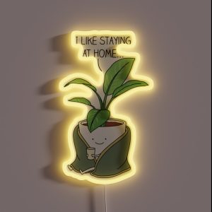 House Plant RGB Neon Sign