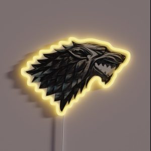 House Stark Game Of Thrones RGB Neon Sign