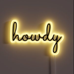 Howdy Style 1 RGB Neon Sign