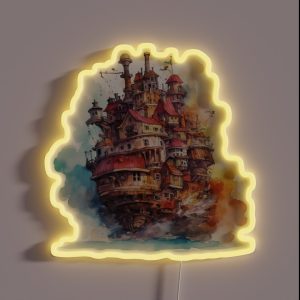 Howl S House RGB Neon Sign Howl S House RGB Neon Sign