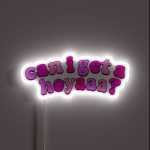 Hoyaaaaaaa RGB Neon Sign Hoyaaaaaaa RGB Neon Sign
