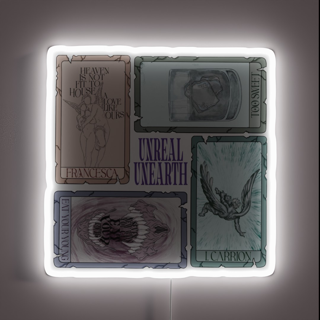 Hozier Tarot Pack RGB Neon Sign Hozier Tarot Pack RGB Neon Sign