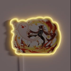 Hu Tao Drip RGB Neon Sign