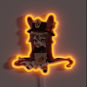 Hu Tao Genshin Impact RGB Neon Sign