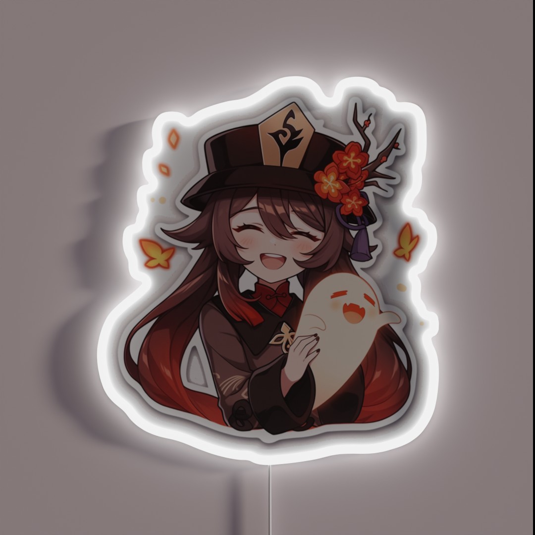 Hu Tao Genshin Impact RGB Neon Sign Hu Tao Genshin Impact RGB Neon Sign