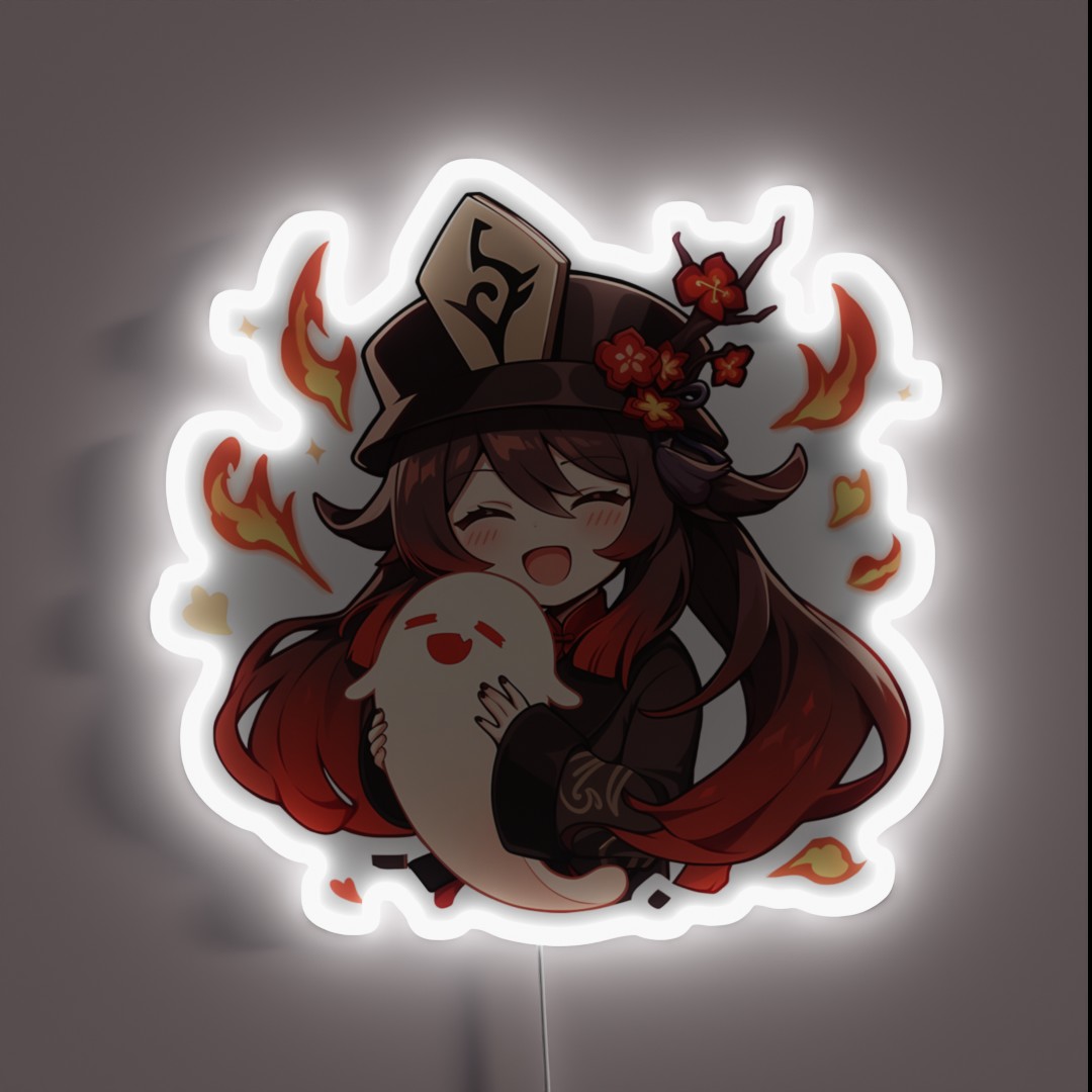 Hu Tao Genshin Impact RGB Neon Sign Hu Tao Genshin Impact RGB Neon Sign