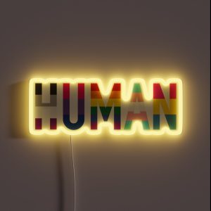 Human Various Queer Flags 1 RGB Neon Sign