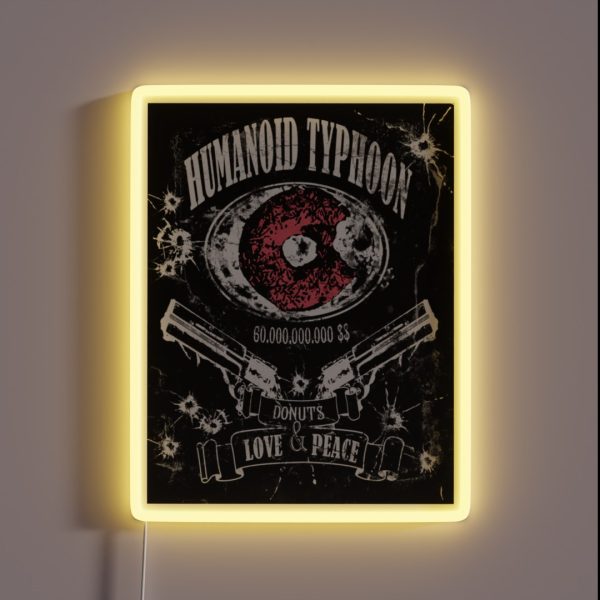 Humanoid Typhoon RGB Neon Sign