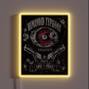 Humanoid Typhoon RGB Neon Sign