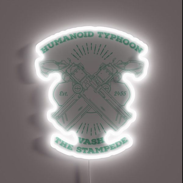 Humanoid Typhoon RGB Neon Sign