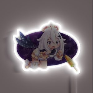 Hungry Paimon RGB Neon Sign