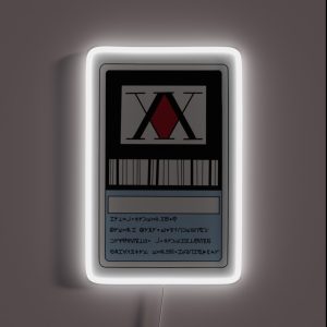 Hunter License RGB Neon Sign