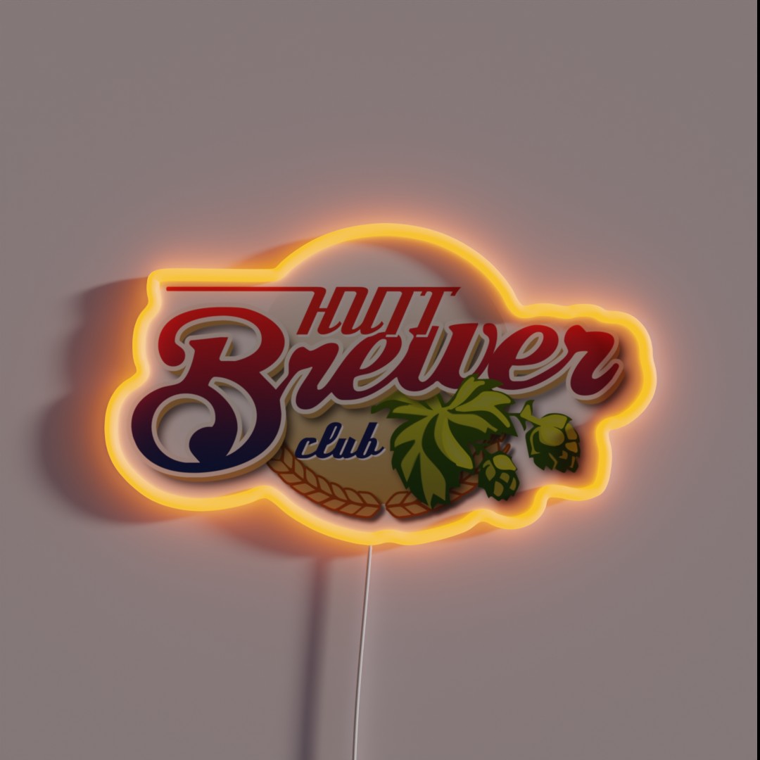 Huttbrewer RGB Neon Sign Huttbrewer RGB Neon Sign
