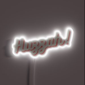 Huzzah RGB Neon Sign Huzzah RGB Neon Sign