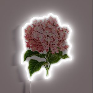 Hydrangea Flower In Pink RGB Neon Sign Hydrangea Flower In Pink RGB Neon Sign