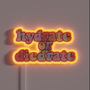 Hydrate Or Diedrate RGB Neon Sign