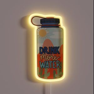 Hydration Station RGB Neon Sign