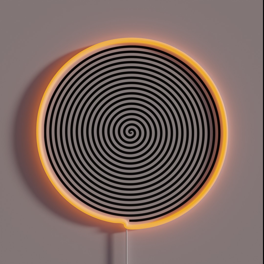 Hypnosis Look Into My Eyes Trippy Visual RGB Neon Sign Hypnosis Look Into My Eyes Trippy Visual RGB Neon Sign