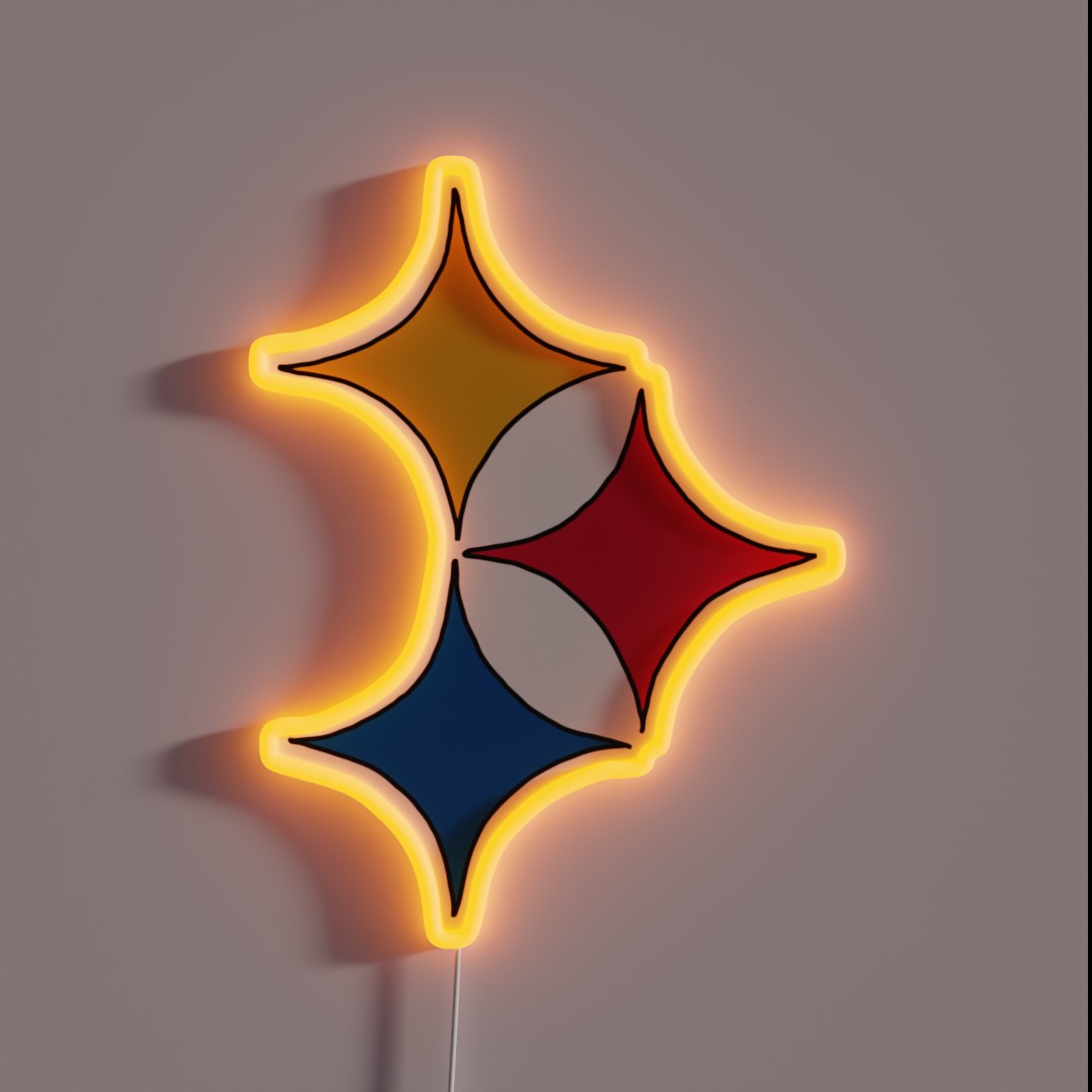 Hypocycloids Pittsburgh Sports RGB Neon Sign Hypocycloids Pittsburgh Sports RGB Neon Sign