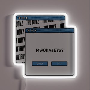 Hyunjae Mwohaseyo RGB Neon Sign