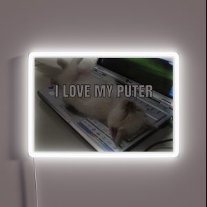 I 3 My Puter RGB Neon Sign