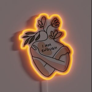 I Am Enough RGB Neon Sign
