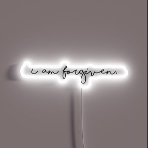 I Am Forgiven RGB Neon Sign