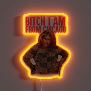I AM FROM CHICAGO RGB Neon Sign