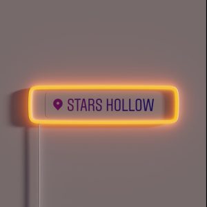 I Am In Stars Hollow Purple RGB Neon Sign I Am In Stars Hollow Purple RGB Neon Sign