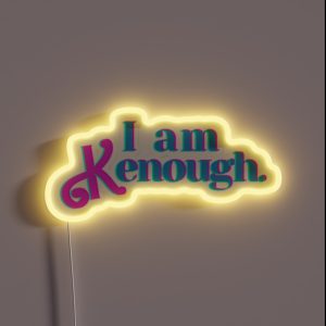 I Am Kenough RGB Neon Sign I Am Kenough RGB Neon Sign
