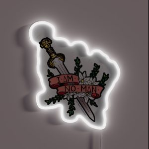 I Am No Man RGB Neon Sign I Am No Man RGB Neon Sign