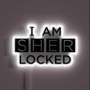 I Am Sherlocked Sherlock BBC RGB Neon Sign