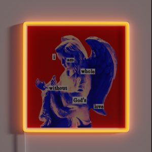 I Am Whole Without God S Love RGB Neon Sign