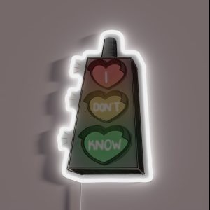 I Ask The Traffic Lights RGB Neon Sign