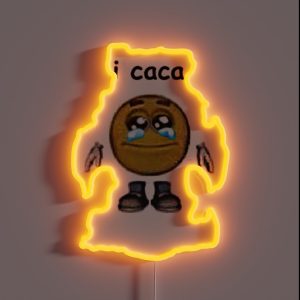 I Caca Cursed Emoji RGB Neon Sign
