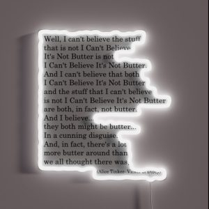 I Can T Believe It S Not Butter RGB Neon Sign I Can T Believe It S Not Butter RGB Neon Sign