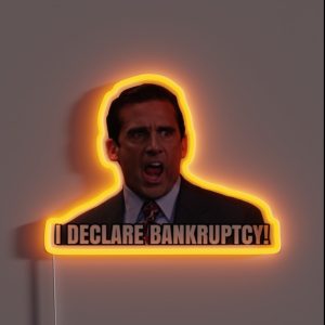 I Declare Bankruptcy RGB Neon Sign