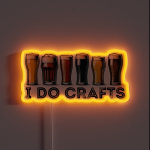 I Do Crafts Beer RGB Neon Sign