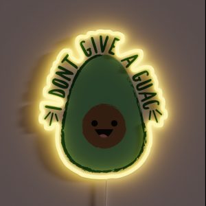 I Don T Give A Guac RGB Neon Sign