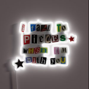 I Fall To Pieces Cherry RGB Neon Sign