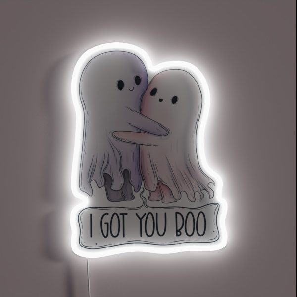 I Got You Boo Ghosts RGB Neon Sign