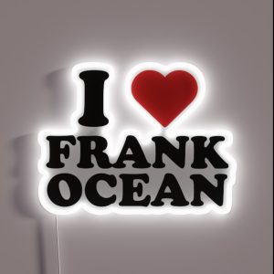 I Heart Frank Ocean RGB Neon Sign