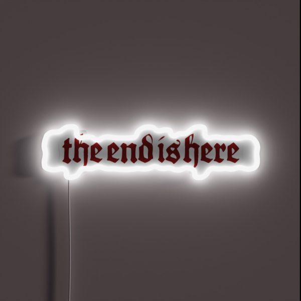 I Know The End RGB Neon Sign