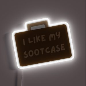 I Like My Sootcase RGB Neon Sign I Like My Sootcase RGB Neon Sign